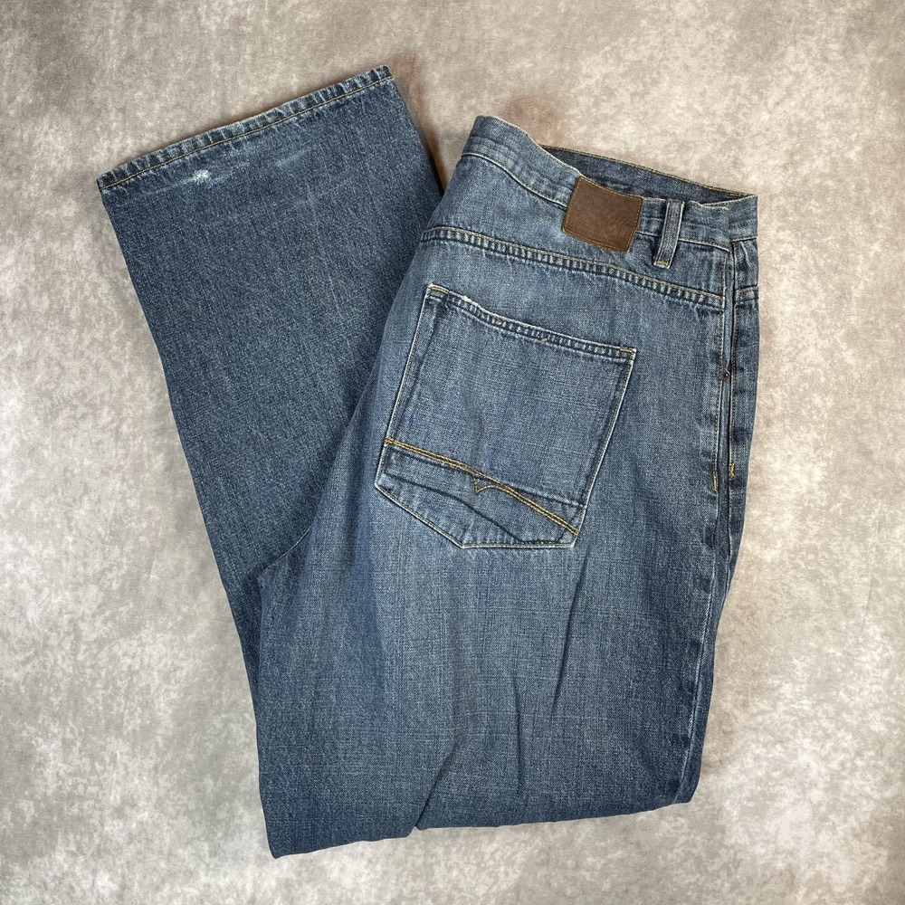 Vintage G-Unit Baggy Wide Leg Jeans Faded Mens 42x34 Rap Hip Hop Y2K